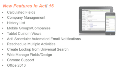 Act! 16 New Features